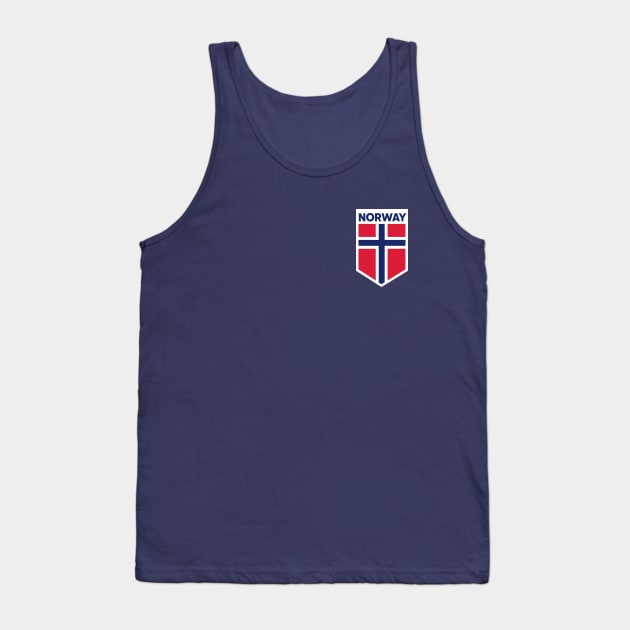 Norway Flag Emblem Tank Top by SLAG_Creative